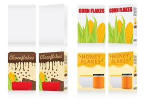 Cereal Boxes vector