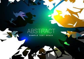 Abstract shiny shapes vector