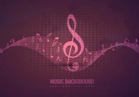 Music background design vector