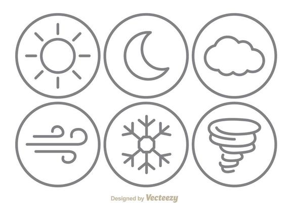 Weather Line Icons