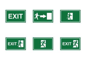 Free Emergency Exit Sign Vector