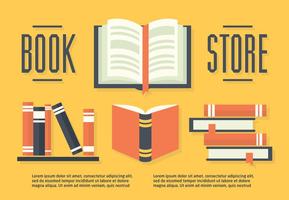 Set of Books in Flat Design Vector Illustration