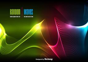 Dynamic wave background vector