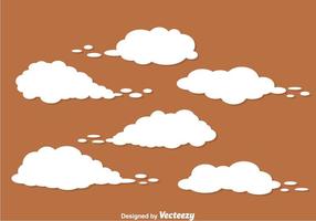 White Dust Cloud vector