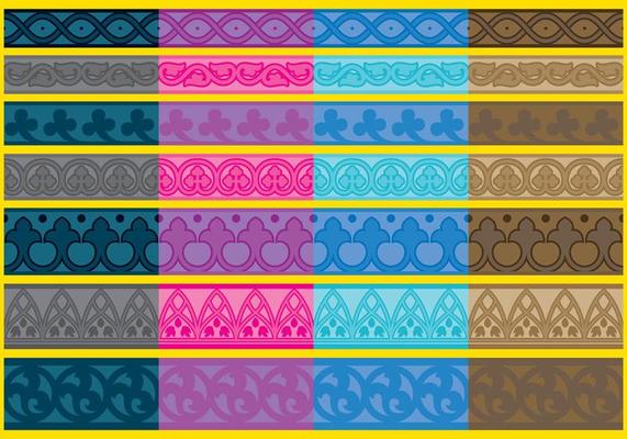 Vector Gothic Borders