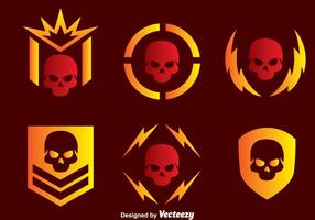 Skull Military Vector Icons