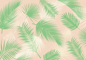 Palm leaf pattern vector