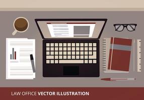 Espacio de trabajo ilustración vectorial vector