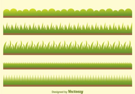 Vector Green Grass On Field
