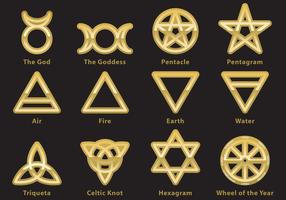 Wiccan Symbol Vectors