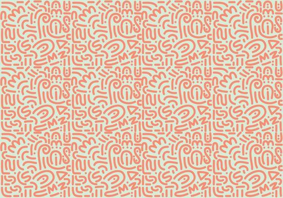 Abstract Orange Swirl Background