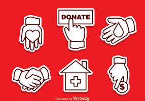 Donate Outline Vector Icons