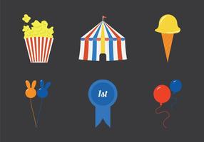 Free County Fair Vector Illustration set