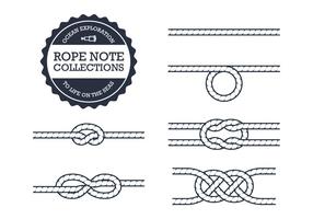 Rope Knot Collections vector