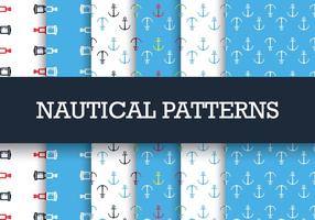 Nautical Patterns vector