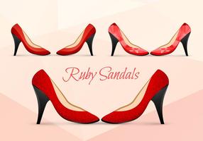 Ruby Shoes Vectors