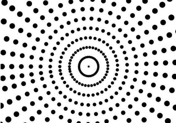 Dot pattern black white