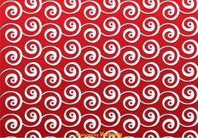 Red Swirly Background vector