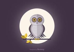Barn Owl Vector Wallpaper