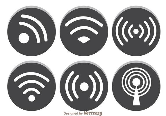 Gray Wifi Symbol