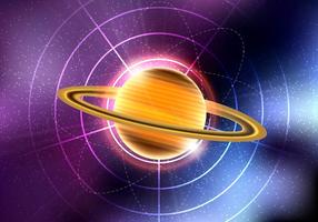 Saturn planet vector