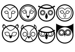 Owls Icon Vectors