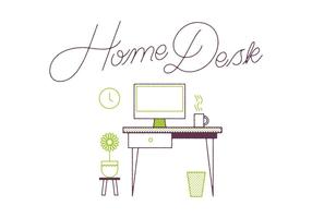 Free Desk Vector