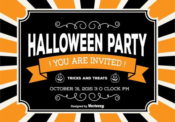 Halloween Party Card