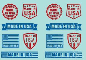 Made In USA Stamps vector