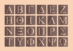 Greek Alphabet Vector Pack