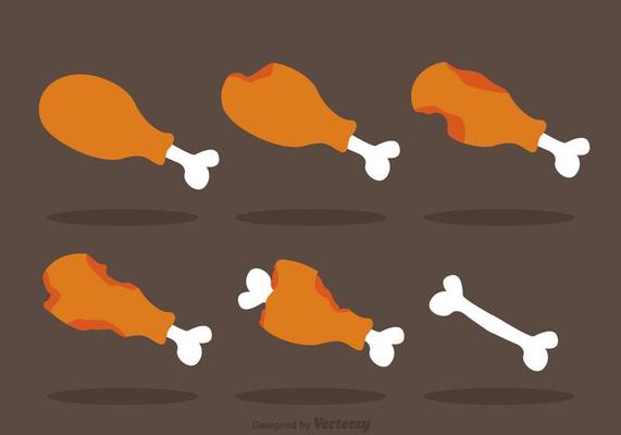 Free Chicken Leg Vector