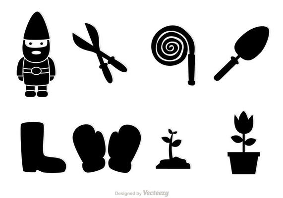 Gardening Black Icons