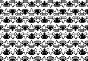 Blanco y negro diamantes patrón vector