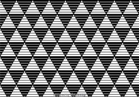 Stripe Triangles Black And White Pattern vector