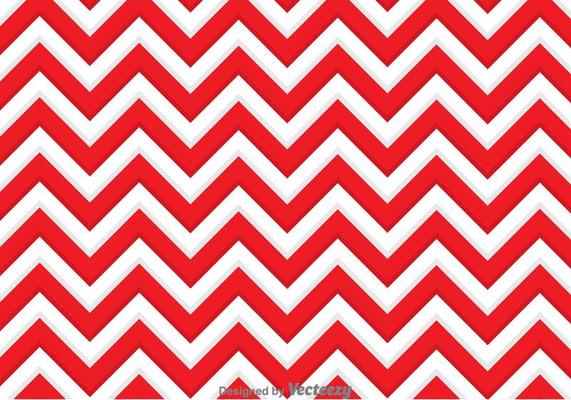Red And White Zig Zag Background