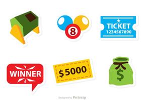 Vector Lottery Icons