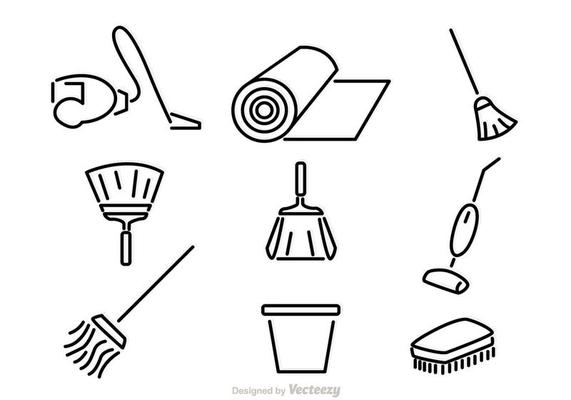 Home Cleaning Vector Icons