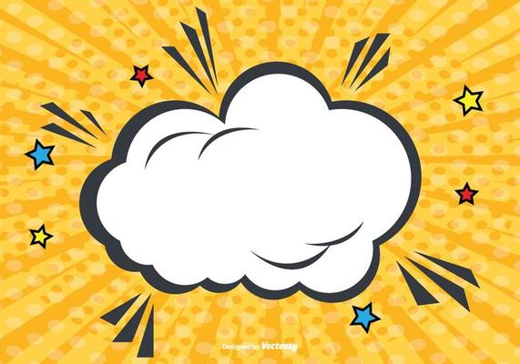 Blank Comic Background Illustration
