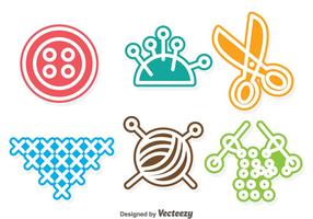 Sewing Colorful Vectors