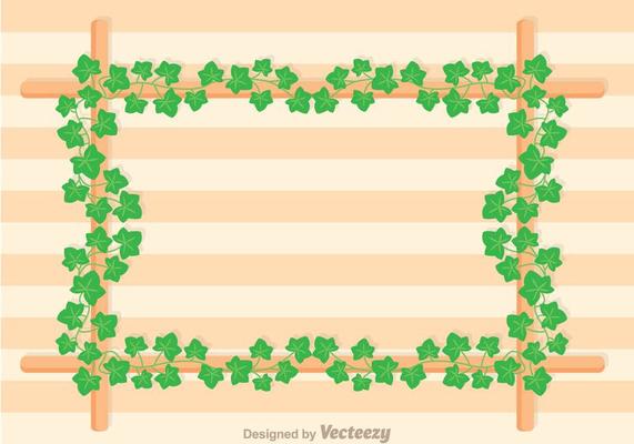 Ivy Vine Frame Vector