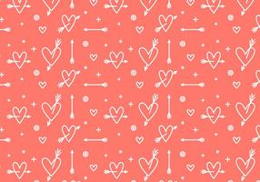 Free Heart Vector Pattern 3