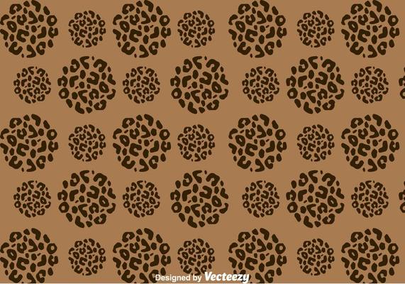 Leopard Pattern On Circle Shape