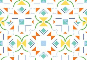 Abstract shape seamless pattern background vector