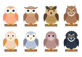 Owl Stickers vector