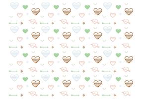 Free Heart Vector Pattern 2