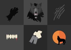 Vector Hombre lobo