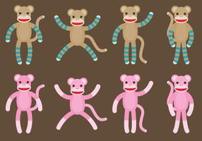 Sock Monkeys vector