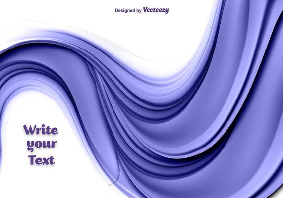 Abstract purple flowing wave vector