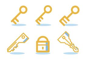 Key Of Life Icon Set vector