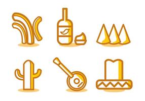 Mexican Food Vector Set 